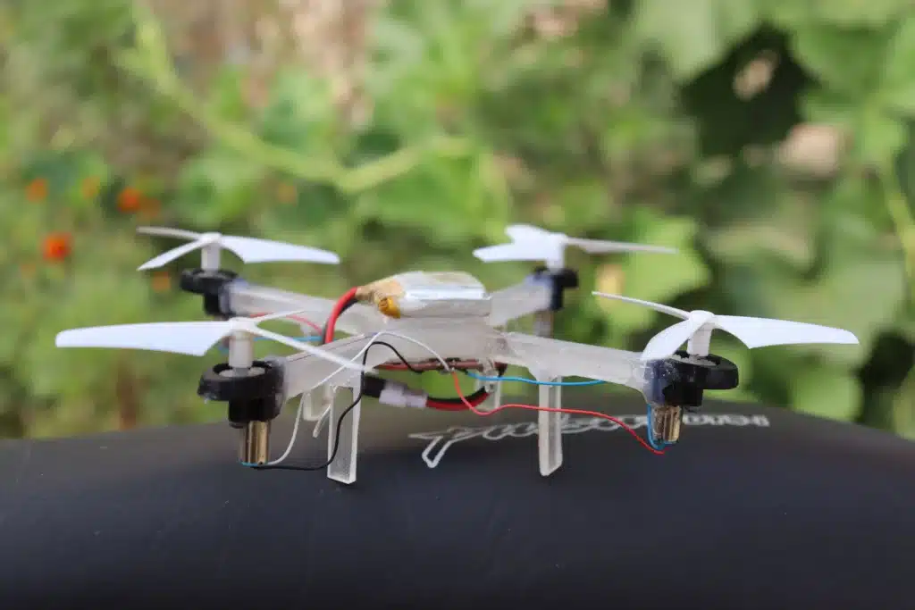 Make a Flying Mini Drone Using DC Motor 