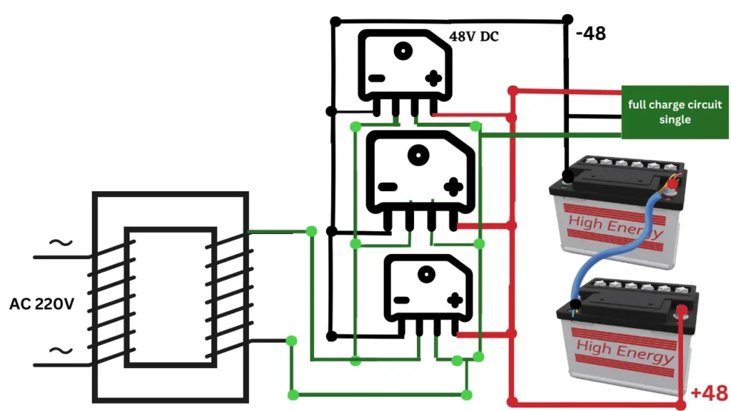 48 Volt Charger Repairing with Circuit Diagram Explained
