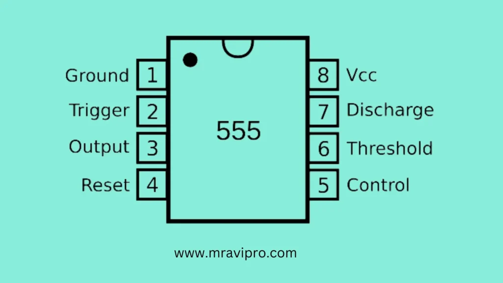 555 ic 8 pin circuit diagram