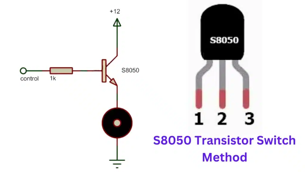 S8050 Transistor Equivalent, s8050 Transistor Datasheet, s8050 Pinout
S8050 Transistor Switch Method