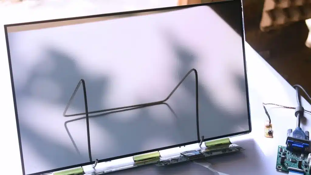 How to make a new transparent monitor with the old monitor at home