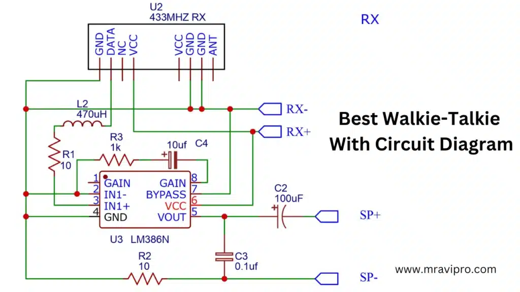 How to Make 1km Best Walkie-Talkie With Circuit Diagram PDF Download
