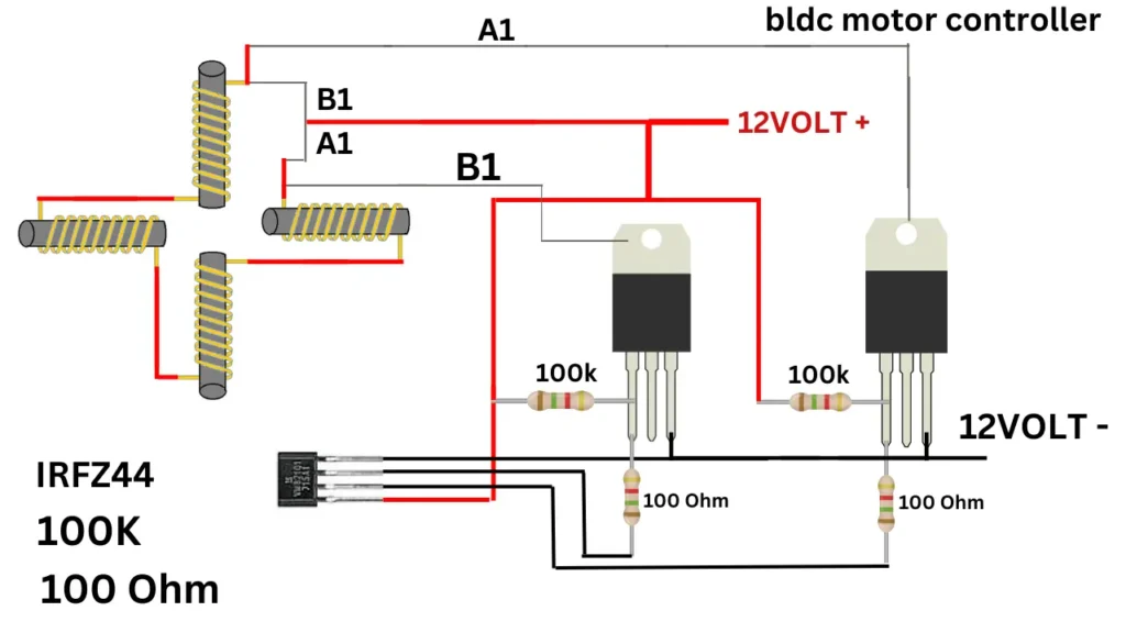 BLDC Motor Controller (बीएलडीसी मोटर नियंत्रक) Circuit Download Free