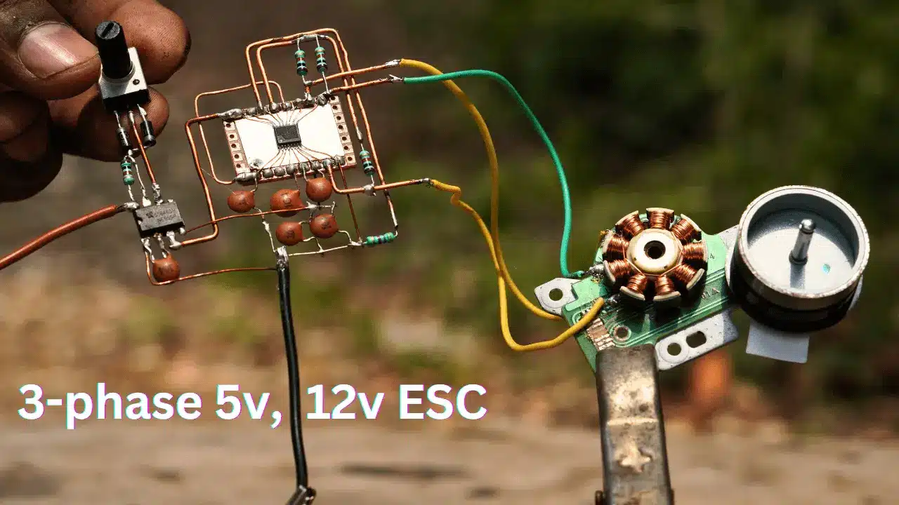 How to Make 3 Phase Bldc Motor Controller Using 555