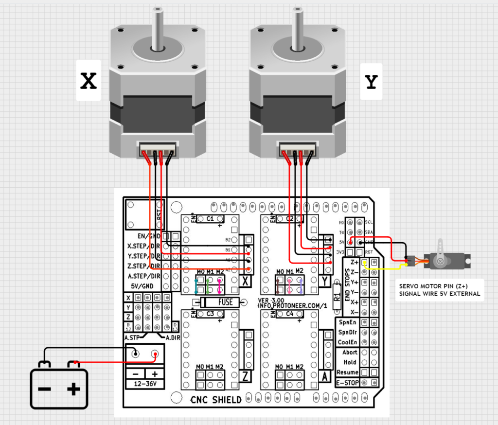 CNC Servo Motor up and Down M03 S50 || M05 S50 NOT WORKING PROBLEM SOLVED