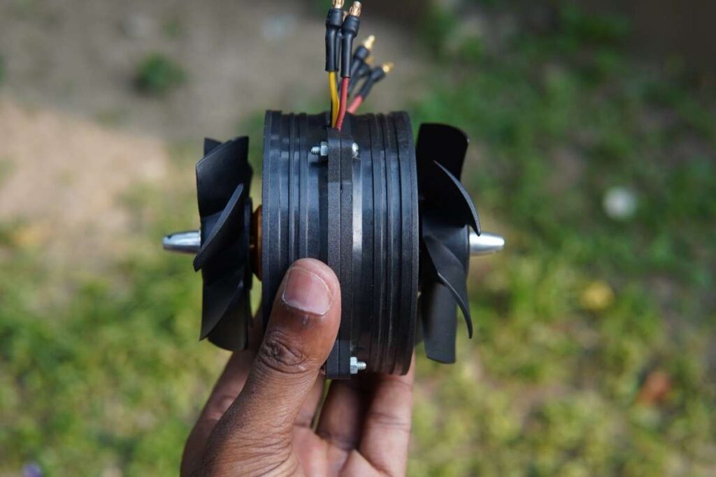 I MAKE DOUBLE-SIDED PROPELLER USE JET FAN